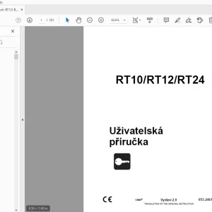 Ditch Witch RT10/RT12/RT24 Uživatelská příručka 053-2461 (CZ) PDF